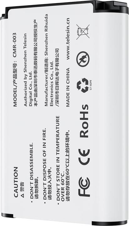 Nutritional values and ingredients Telesin NP-BX1 Camera Battery (1090mAh) for Sony ZV-1/ZV-1ll and other cameras (Camera battery)