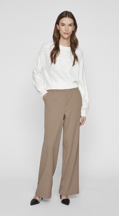 Image du produit Vila Pantalon taille haute à jambe large (34)