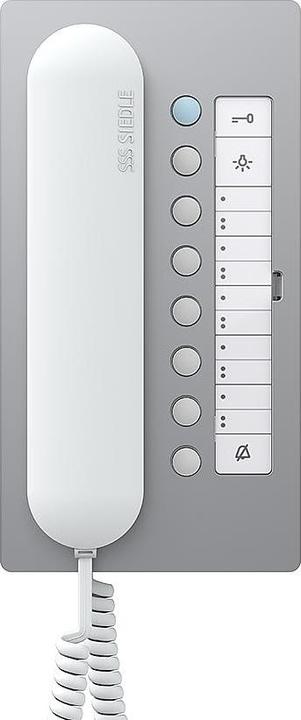 Image du produit Siedle S. & Soehne Téléphone bus Comfort aluminium/blanc BTC 850-02 A/W