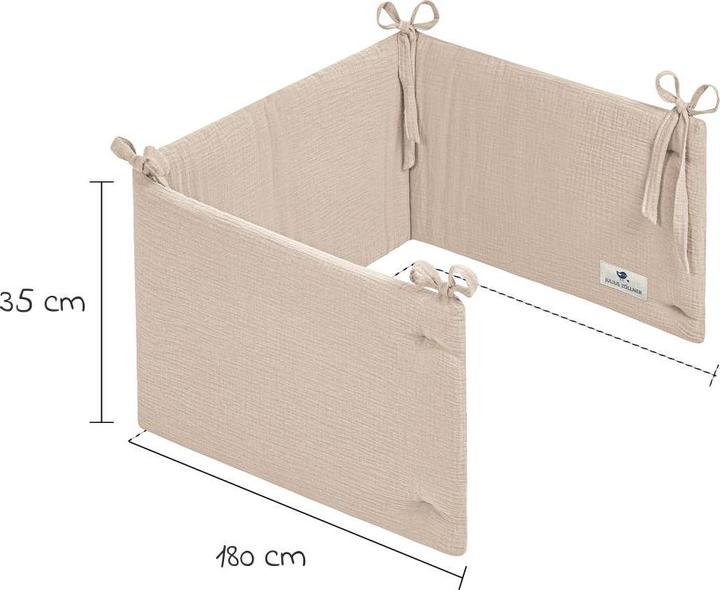 Productafbeelding Julius Zöllner Bed Nest Mousseline 180 x 35 cm