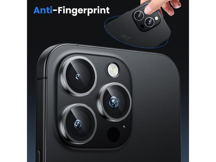 Actual product image Screenguard Camera protection Apple iPhone 16 Pro Max Lens Protector (1 Piece, Apple iPhone 16 Pro Max)
