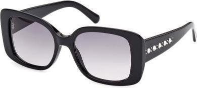Immagine prodotto Swarovski Occhiali da Sole Acetato Nero Grigio Quadrati Normale Shaded