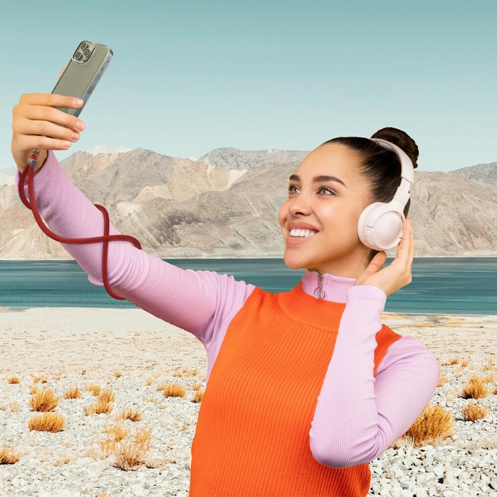 Produktbild prio Universelles Handy-Umhängeband 0.7m rot