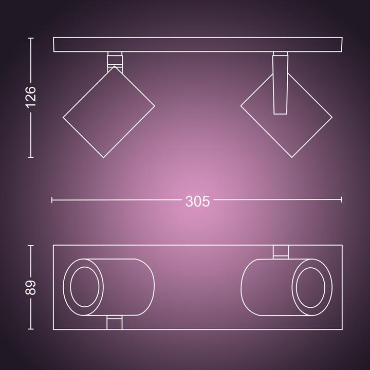 Actual product image Philips Argenta (350 lm, GU10)