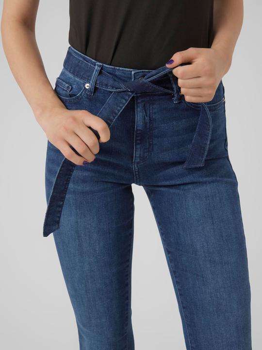 Actual product image Vero Moda VMSIGA Flared Belt High Waist Jeans (W25/L32)