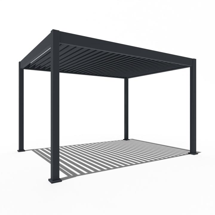 Immagine prodotto Weide Pergola elettrica 3x4m antracite con LED (400 cm, 300 cm)