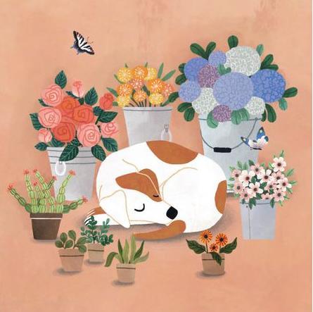 Produktbild Up with paper Karte Pop-Up Card Blumenwagen-Motiv