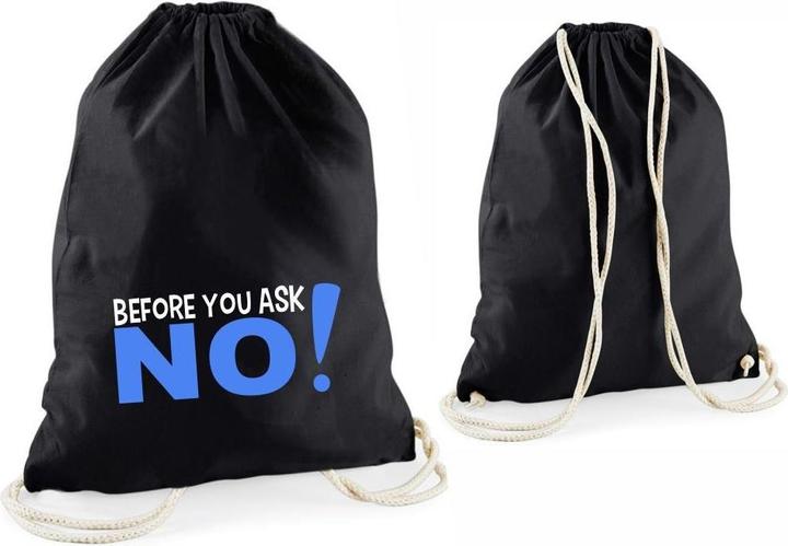 Immagine prodotto 4you Design Borsa Statement Carry Prima di chiedere NO! nero