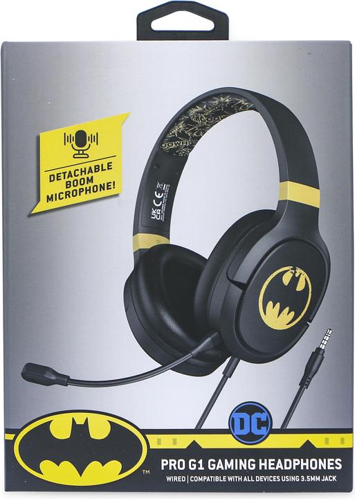 Image du produit OTL Technologies DC Comics DC0885 Casque et écouteurs filaires Gaming Noir, Jaune (Filaire)