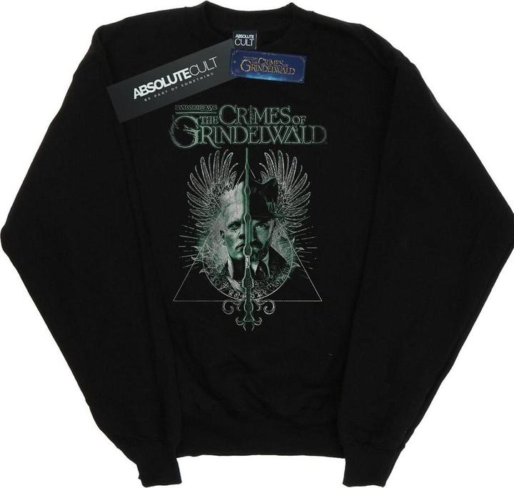 Fantastic Beasts The Crimes Of Grindelwald Wand Split Sweatshirt Jungen (128)