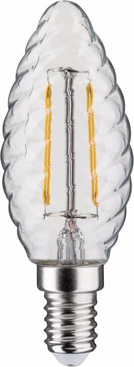 Produktbild Paulmann Kerze gedrehtes Glas Vintage (E14, 4.70 W, 450 lm, 1 x, F)