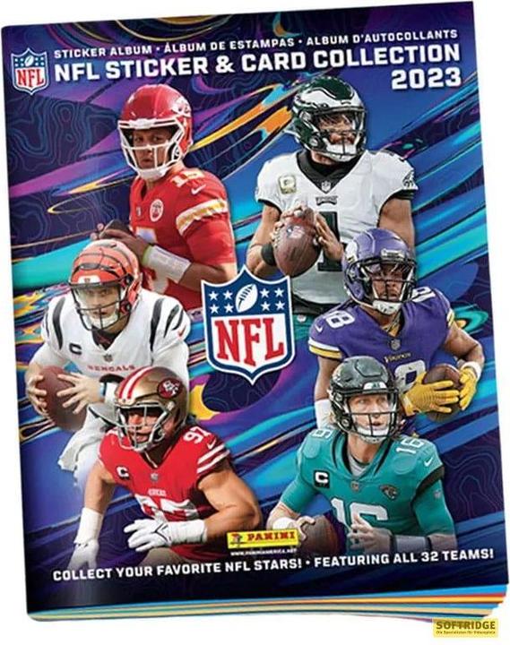 Actual product image Panini NFL Sticker & Card Collection 2023 Sticker Album