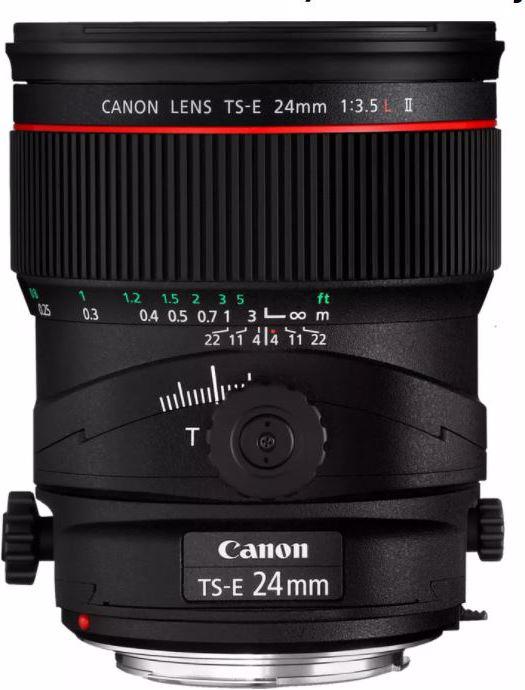 Image du produit Canon TS-E 24mm 3.5L II (Canon EF, Plein format)