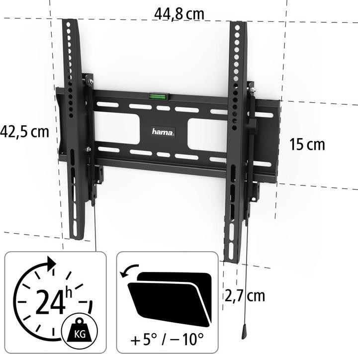 Produktbild Hama 220859 TV-WH (Wand, 65", 50 kg)