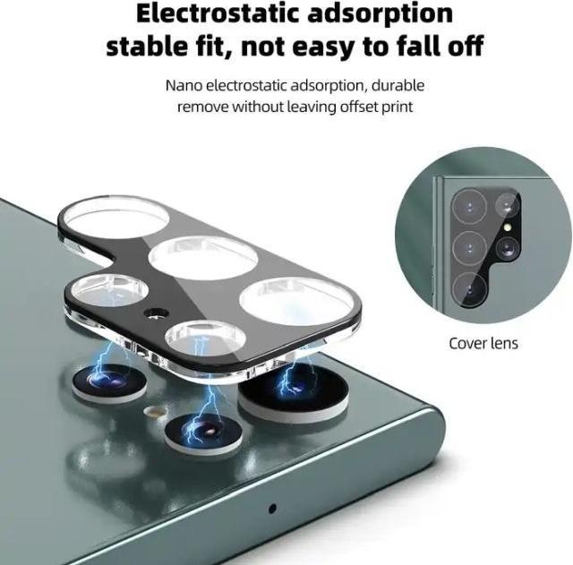 Actual product image MU Classic KVN Camera Glass Film Series (1 Piece, Samsung Galaxy S24 Ultra)