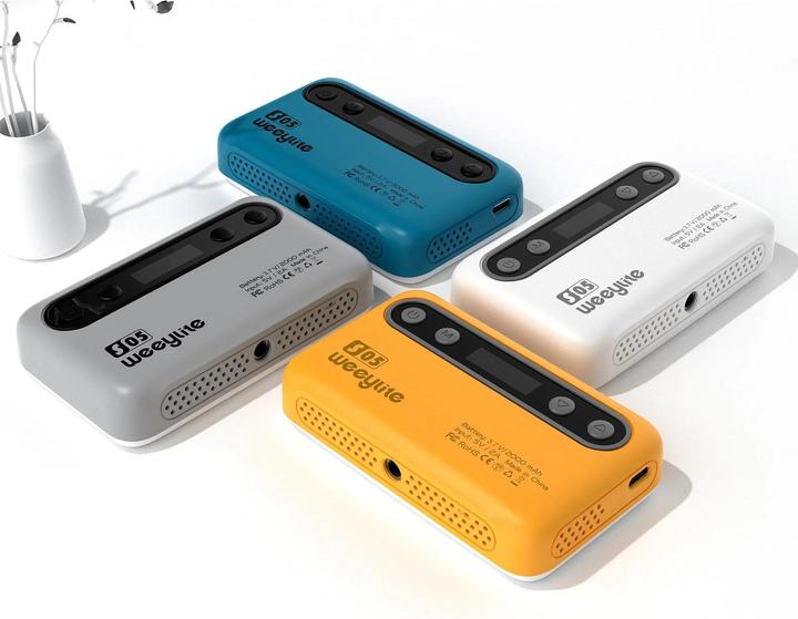 Actual product image Weeylite S05 portable pocket RGB Light Gray