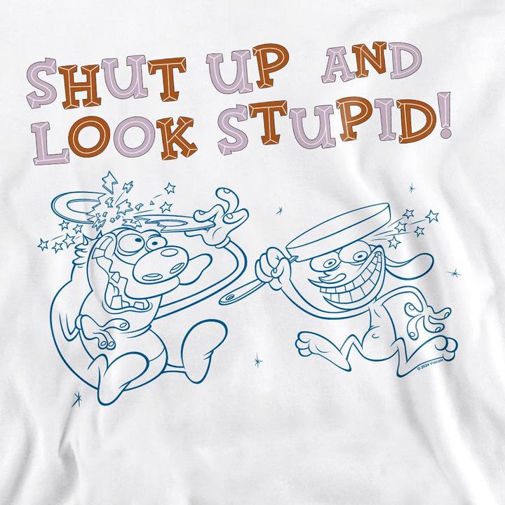 Immagine prodotto Ren & Stimpy Shut Up And Look Stupid! Felpa Adulto Unisex (XXL)