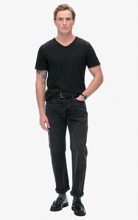 Actual product image Superdry Raw Edge Slub V T Shirt (3XL)