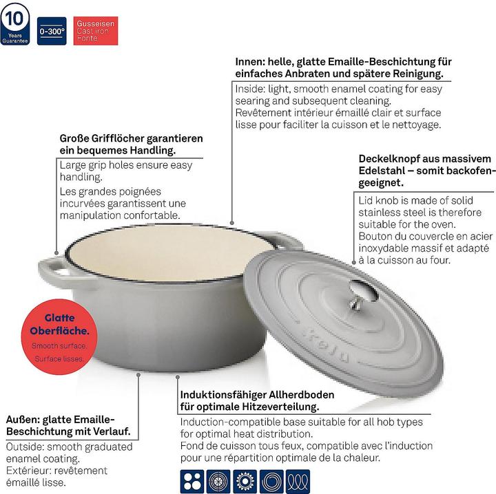 Productafbeelding Kela Calido (26 cm, Braadpan + kasserol, Gietijzer)