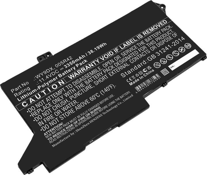 Actual product image DLH BATTERY M3KCN FOR DELL 39Wh (3350 mAh)