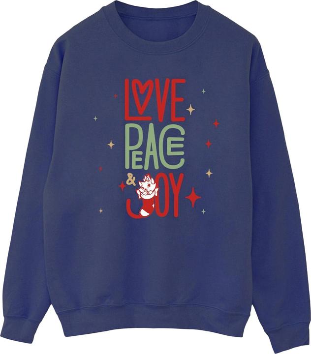 Disney The Aristocats Marie Love Peace Joy Sweatshirt (XL)