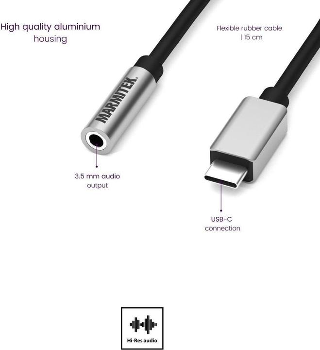 Produktbild Marmitek Audio/phono Adapter (Kopfhörer-Splitter)