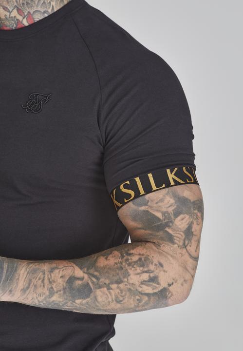 Actual product image Siksilk T-Shirt Tech T-Shirt in Black (S)