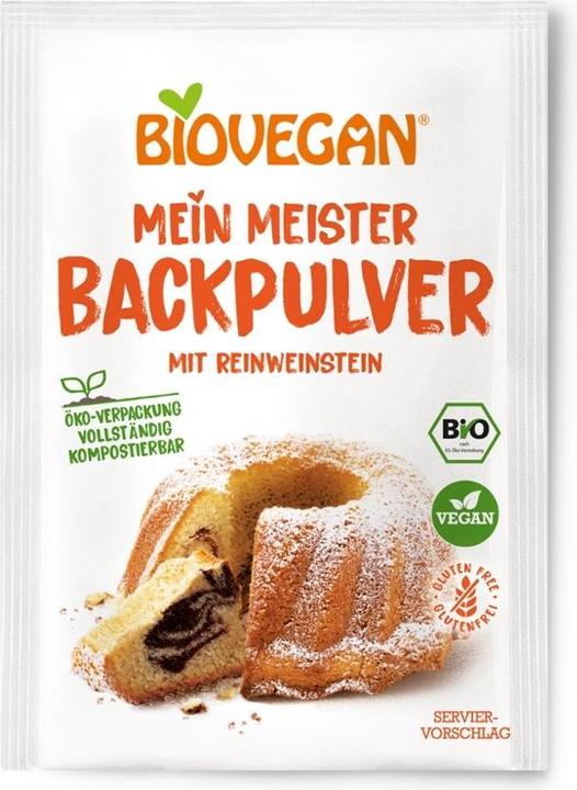 Biovegan Master baking powder with pure tartar organic (51 g)