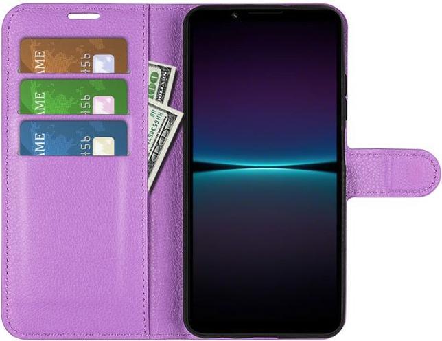 Actual product image MU Classic Litchi Leather Bookcover Series (Sony Xperia 1 VI)