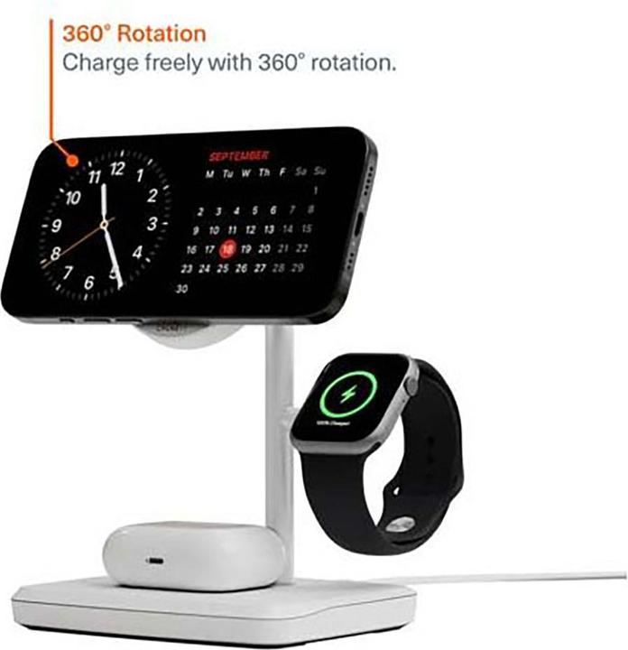 Actual product image Cygnett ChargeBase Qi2 Wireless Magnetic Charger 3 (15 W)