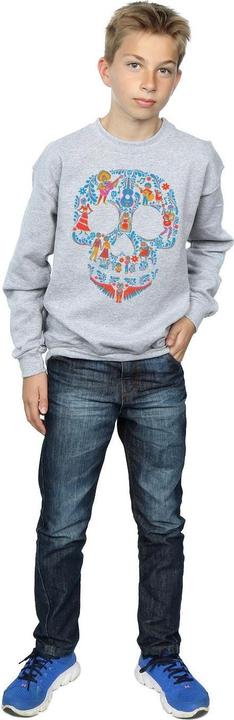 Actual product image Disney Boys Coco Skull Pattern Sweatshirt (140, 146)