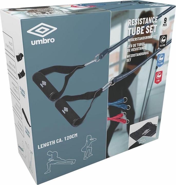 Actual product image Umbro Resistance bands 9-piece set (0.03 m)
