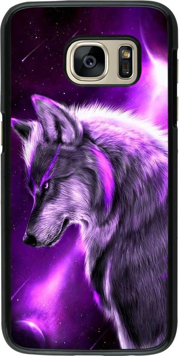 Produktbild PhoneLook Hülle Purple Sky Wolf (Samsung Galaxy S7)