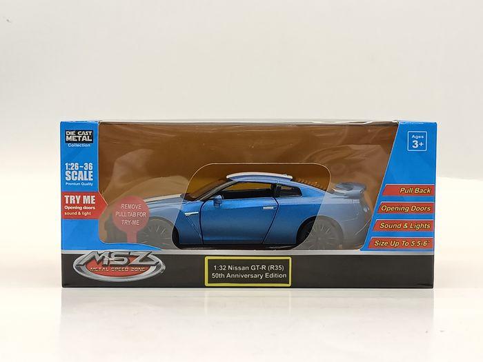 Actual product image MSZ Die-cast model Nissan GT-R R35 scale 1:32