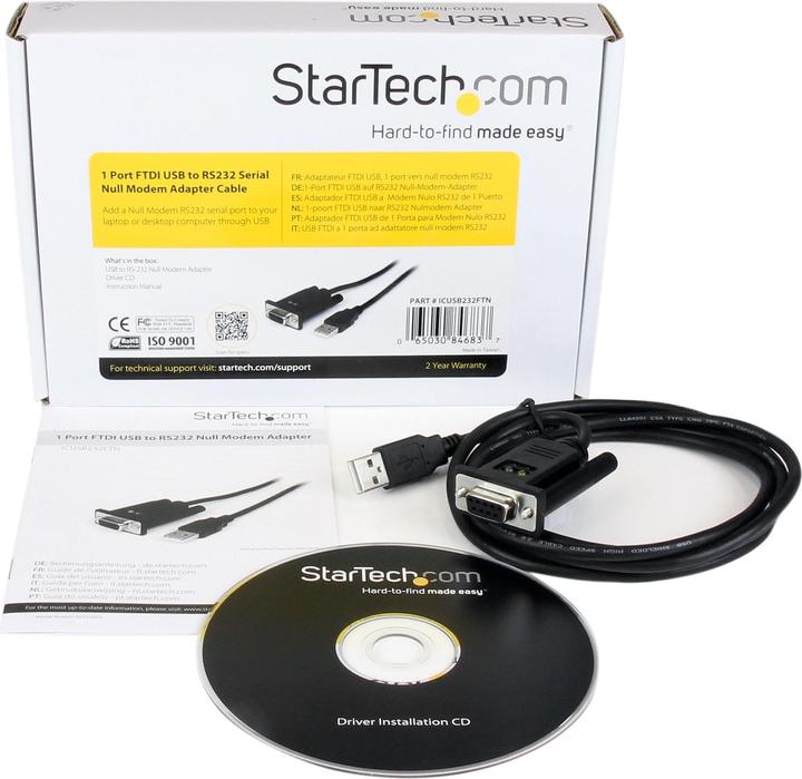 Produktbild StarTech USB To Serial Dce Adapter (1.70 m)