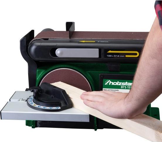 Produktbild Magni Holzstar Band- und Tellerschleifmaschine BTS151 (für Weichholz/Hartholz, kompaktes Maschinengehäuse (Bandschleifer, 370 W)