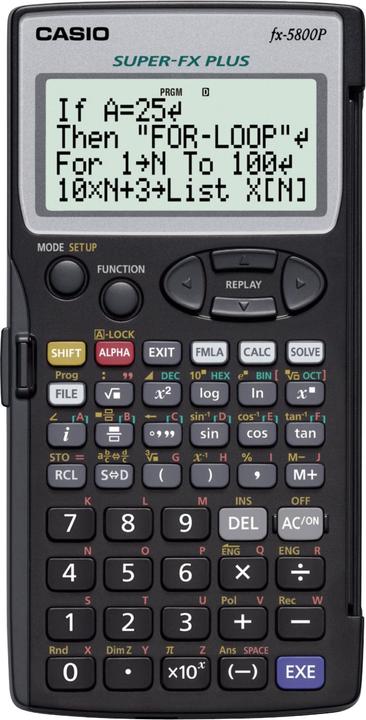 Casio FX 5800 P (Batteries)