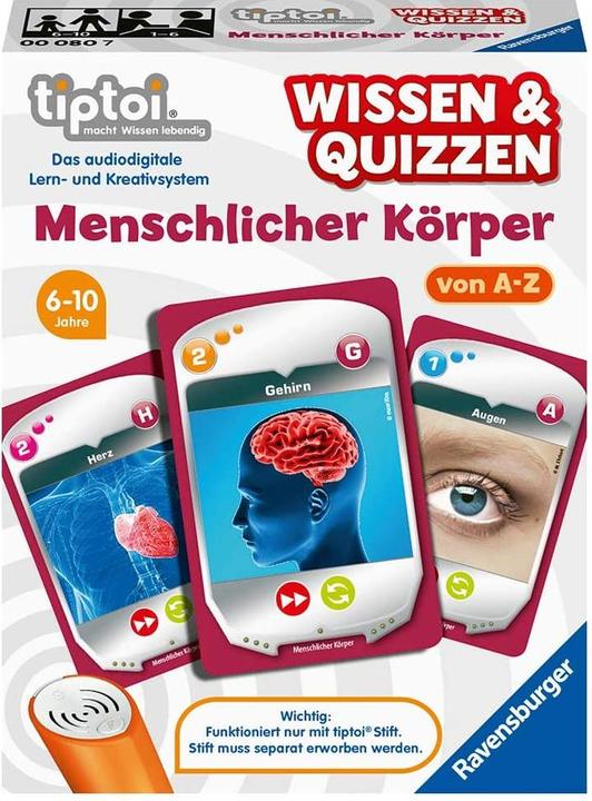 Actual product image tiptoi Human body (German)