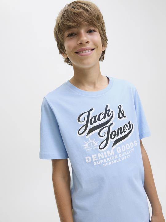 Actual product image Jack & Jones Jjelogo Tee Ss Oneck 2 Col Aw25 Noos Jnr (140)