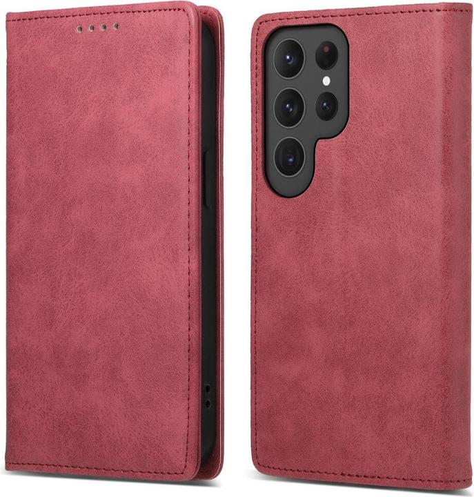 Produktbild Cover-Discount Hülle mit RFID Blocker rot (Samsung Galaxy S24 Ultra)