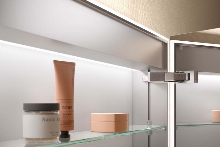 Produktbild Schneider ADVANCED Line Comfort LED Lichtspiegelschrank, 2 Türen, 91,5x71,5x12cm, 194.090.