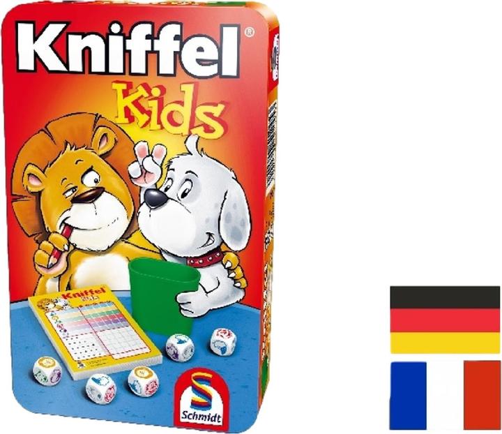 Image du produit Schmidt Spiele Boîte en métal pour les enfants Yahtzee (Allemand, Français, Italien)