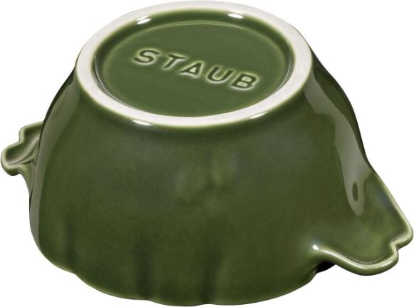 Actual product image Staub Pot ceramic artichoke, dark green, 0.47L