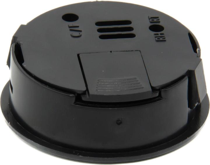 Produktbild Purecrea Digitales Thermometer Hygrometer Schwarz Rund (Zubehör)