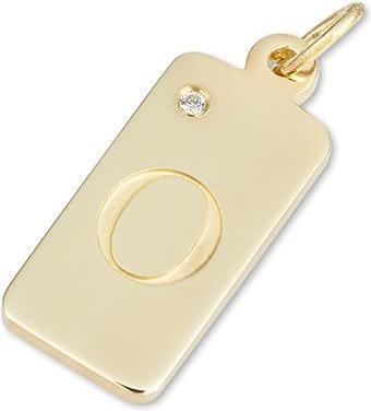 Breuning ANHÄNGER - BRILL. 0,01 Ct. H/si (750/18 K Gold)