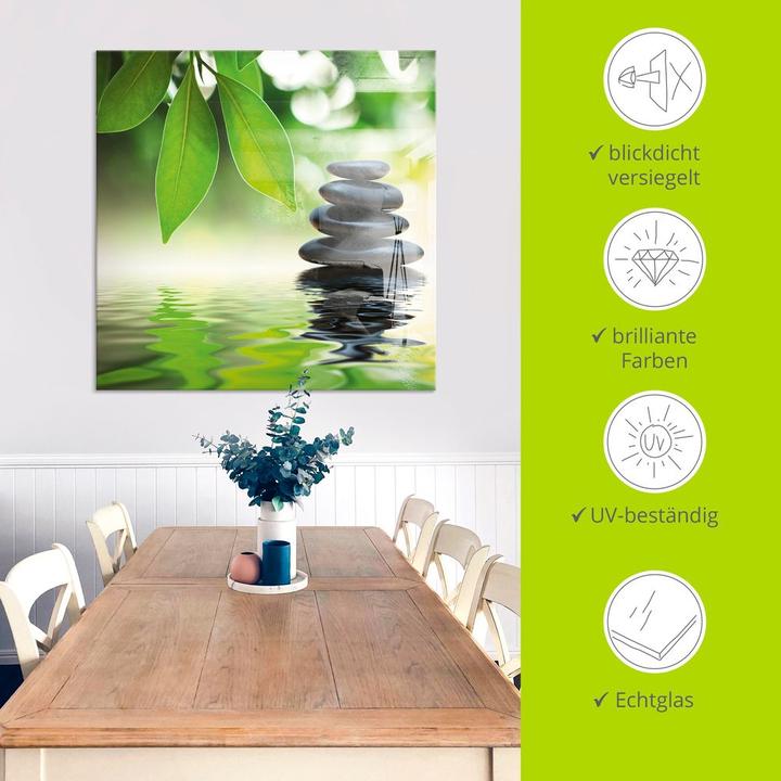 Produktbild Artland Zen Steinpyramide auf Wasseroberfläche T5UJ (45 x 60 cm)