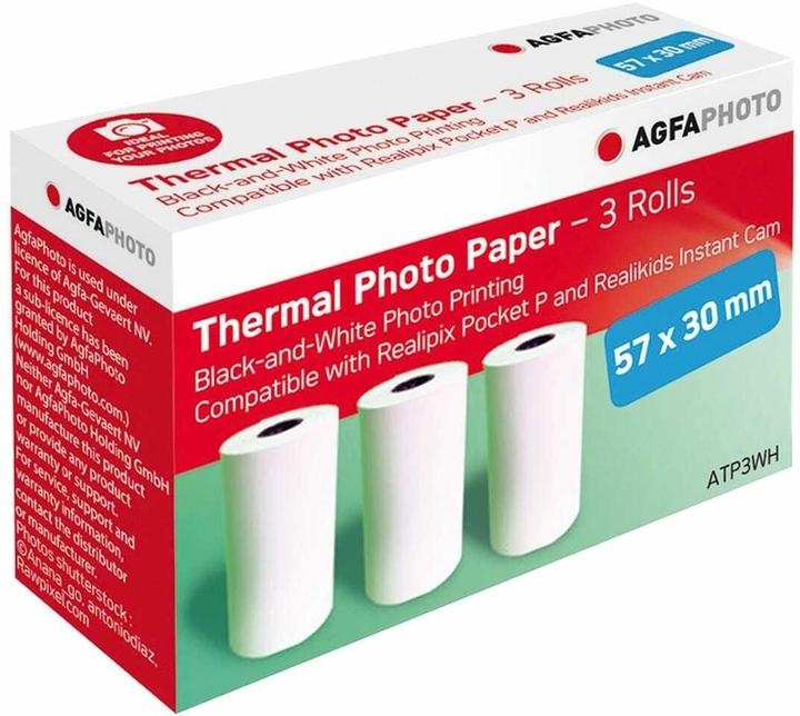Actual product image AGFAPHOTO Thermal paper (57 x 30 mm, 3 x)