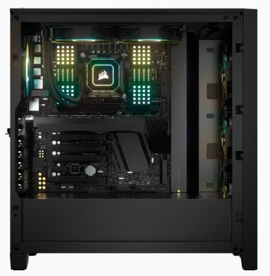 Actual product image Corsair iCUE 4000X (mATX, Mini-ITX, ATX, E-ATX)