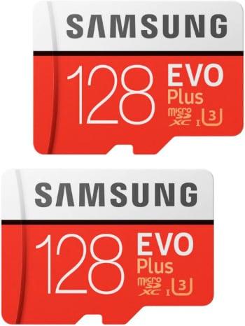 Samsung Evo+ micro SD x 2