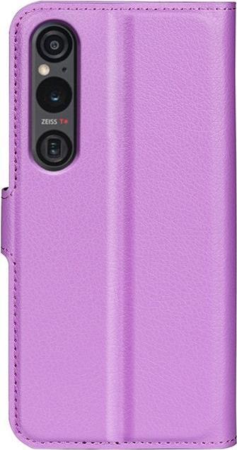 Actual product image MU Classic Litchi Leather Bookcover Series (Sony Xperia 1 VI)